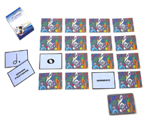 Jogo da Memória Símbolos Musicais - Harmonia Jogos Pedagógicos Musicais